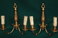 2 appliques coppia da muro