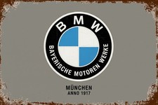 Targa in latta BMW 30 x 20 cm