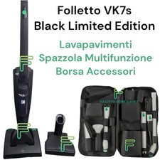 FOLLETTO VK7S NERO BLACK LIMITED MULTIFUNZIONE EB7s LAVAPAVIMENTI SP7 ACCESSORI