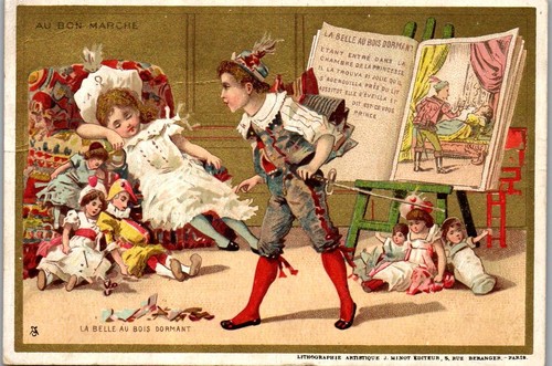 Chromos bon marche - marche,