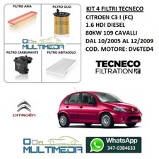 TAGLIANDO 4 FILTRI TECNECO