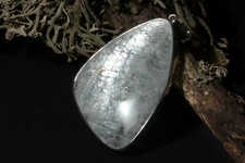 Ciondolo in argento Natrolite