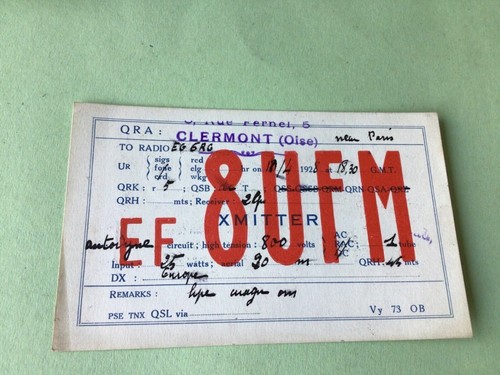 Vintage qsl radio - qsl,