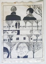 G. Crepax: "Valentina Inconta Henry Moore" (Firmato E Numerato) Agrifoglio 1991