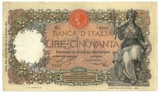 50 LIRE CAPRANESI BUOI TESTINA