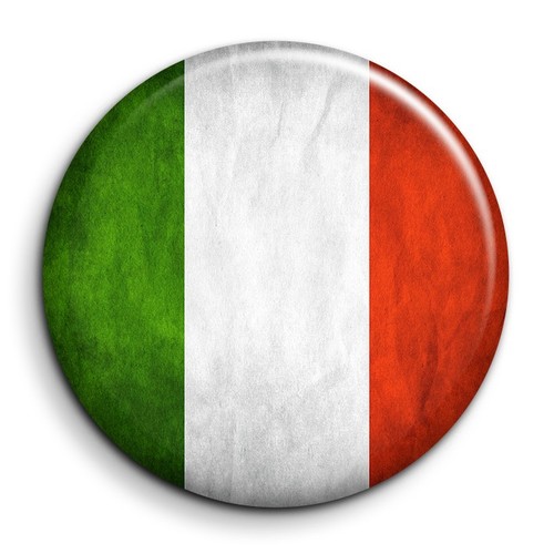 Drapeau italie badge 38mm - badge,