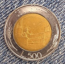 Vendo Moneta 500 Lire Bimetallica Del 1995