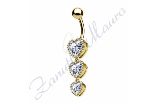 Piercing ombelico cuori - piercing, 3
