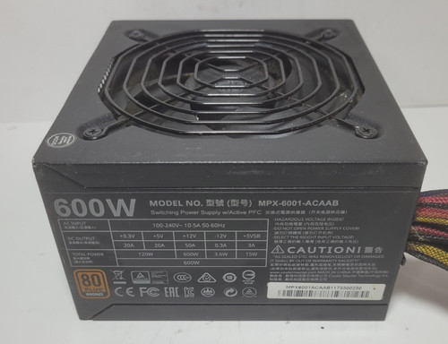 Cooler master mwe bronze600 - master,