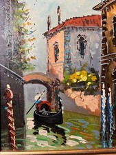 Dipinto olio vintage Antonio