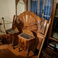 Coppia Comodini Vintage Radica