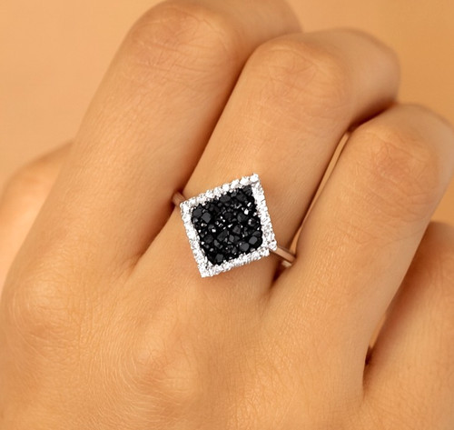 Anello oro bianco - oro, 14