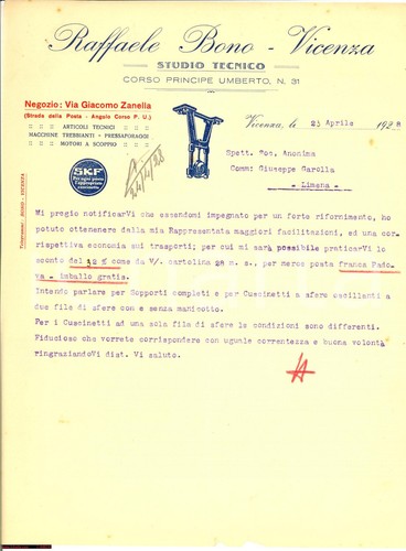 1928 vicenza raffaele bono - raffaele,