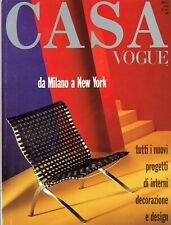 CASA VOGUE ITALIA MAGAZINE 1994/261=JEAN NOUVEL=MARISA MERZ=PHILIP JOHNSON=MODA
