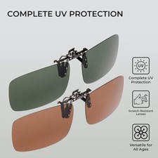 Sopra occhiali da sole clip-on