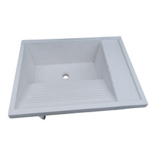 Lavatoio cemento bianco - cemento,