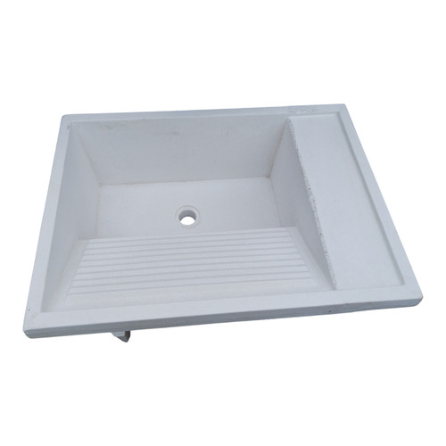 Lavatoio cemento bianco cm - bianco,