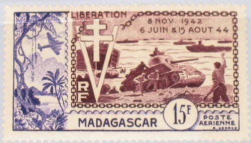 Madagascar 1954 422 10th - madagascar,