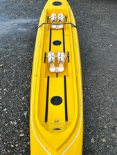 Canoa canottaggio 2 posti - Janautica Relax 2 - Ottima - 4 Remi Braca Sport  