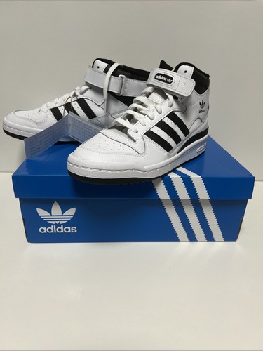 Adidas forum mid white - adidas, black