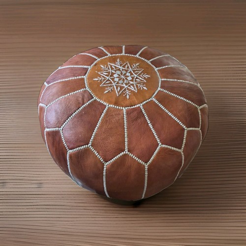 Pouf pelle marocchina - pouf,