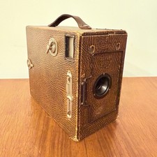 FOTOCAMERA ENSIGN 2¼ B BOX CAMERA 1923 VINTAGE ART DECO HOUGHTON-BUTCHER L