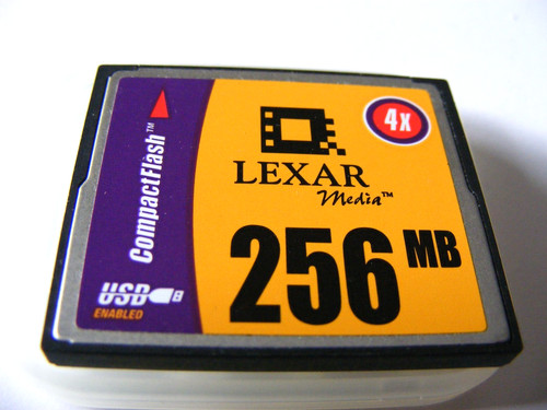256mb compact flash card - compact, 4x