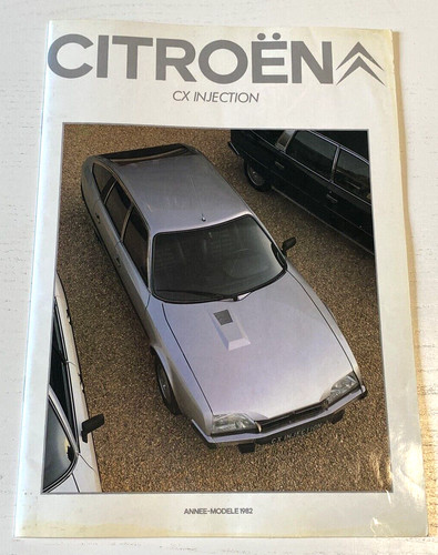 Notice commerciale citroen - notice, cx