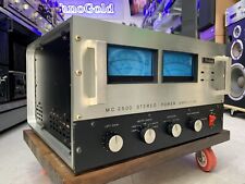 McINTOSH MC 2500 Stereo Power Amplifier 500+500 WRMS Vintage 1982 WORK Good Look