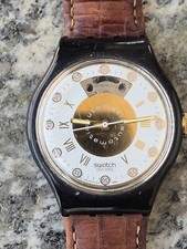  SWATCH AUTOMATICO OROLOGIO FUNZIONANTE 1991 Con CINTURINO Da SOSTITUIRE LEGGERE