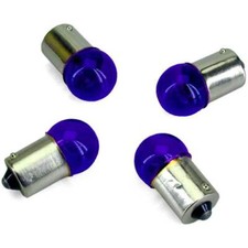 KIT 4 LAMPADINE BLU MOTO SCOOTER FRECCE 12V 10W BAU15S ONE TUNING