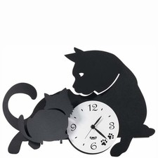 Orologio Mamma Gatta nero di