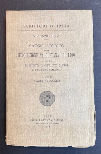 Cuoco vincenzo saggio - vincenzo,, storico