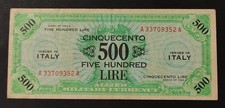 500 LIRE AM BILINGUE 1943 (BB)
