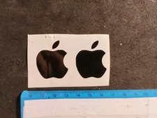 2 Adesivi In Vinile Nero