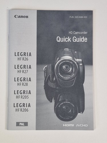 Canon legria r26 - legria, hf