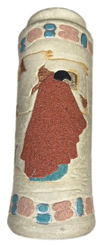 Vaso smaltato arte ceramica