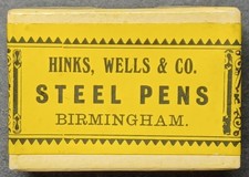 Scatola pennini Hink, Wells &