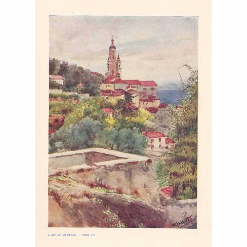 Mentone francia stampa - -,