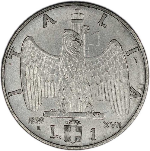 Moneta italia lira - italia,