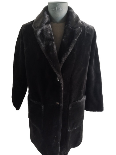Cappotto zara nero pelliccia - zara, m