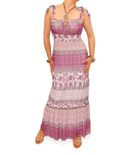 Nuovo abito maxi boho rete - maxi,