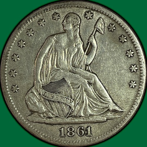 Moneta mezzo dollaro - , 1861-s