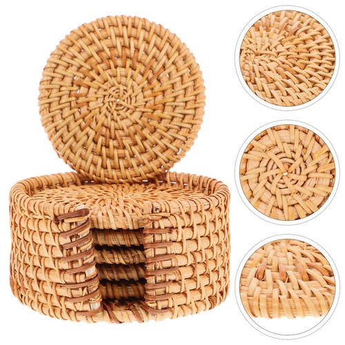 Sottobicchieri rattan - sottobicchieri,