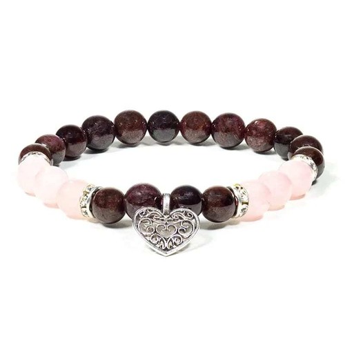 Bracciale pietra granato e - in,