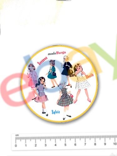Adesivo figurina moda furga - moda,