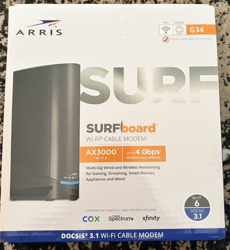 Arris surfboard g34 docsis 1 - arris,