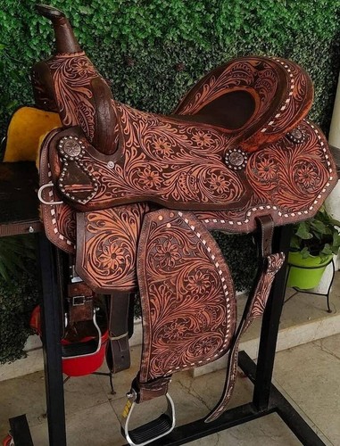Sella western pelle comfort - western,