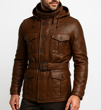 Cappotto uomo vera pelle di