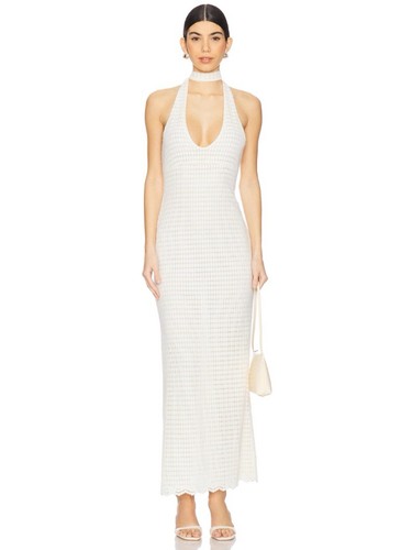 Maxi abito lioness bianco - abito,